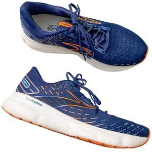 Brooks Glycerin 20 Running Shoes Blue Orange 11